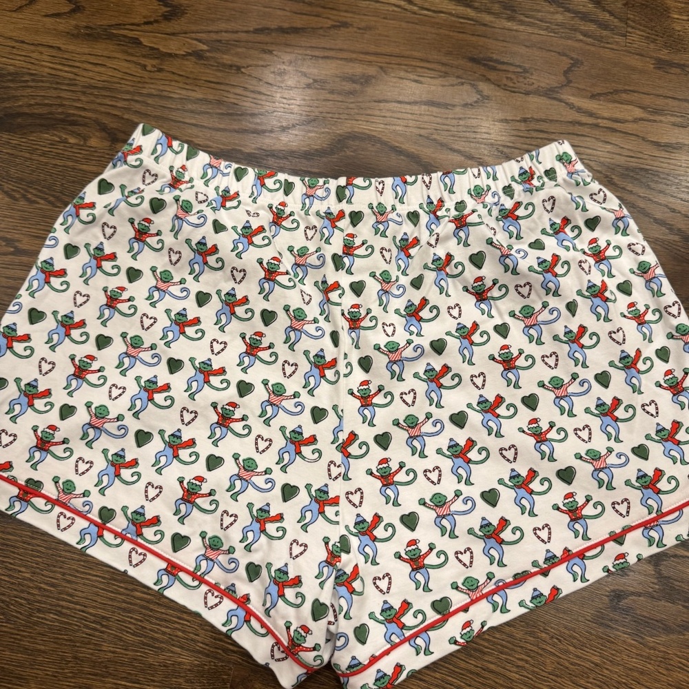Roller Rabbit Christmas Merry Monkey Polo Pajamas - Picture 7 of 10